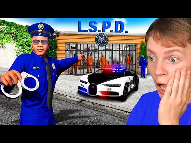 GTA 5 - Franklin's House is the NEW Police Station! (Upgrade)