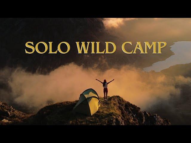 Solo Wild Camp in Snowdonia - Wales