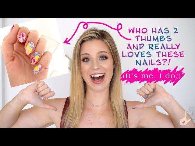 DIY Pink Lemonade Nail Art - Instagram Inspired