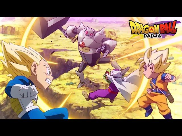 Dragon Ball Daima Episode 3 Goku & Vegeta VS Tamagamis War