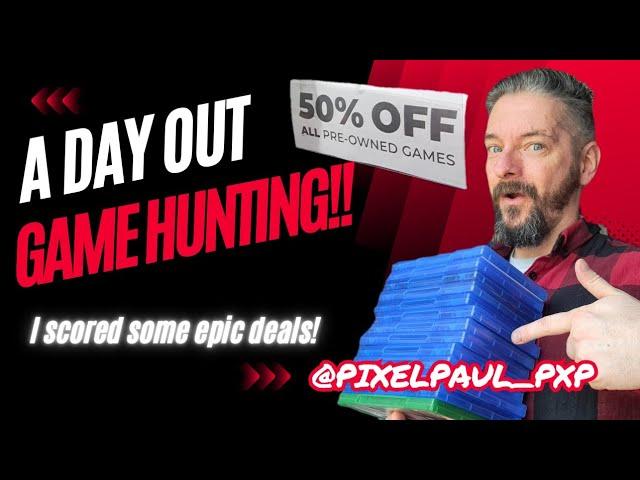 Game Hunting with Pixelpaul! A day out with an unexpected, epic bargain game haul!