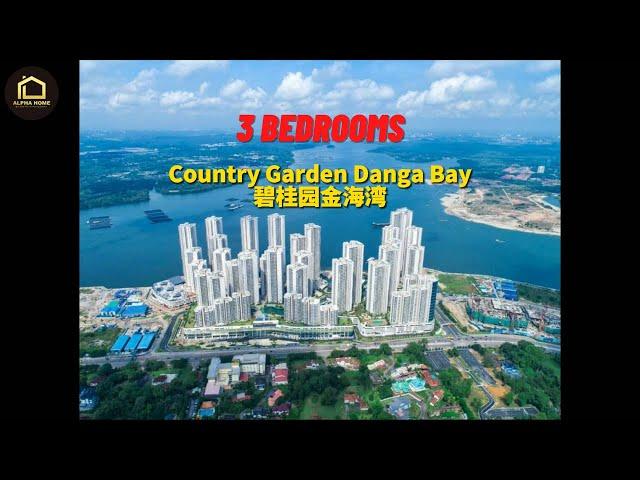 【Short EP34】Country Garden Danga Bay/Johor Bahru/Malaysia/Serviced Apartment/3 Bedrooms-JB Property