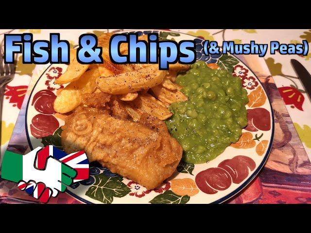 Making Fish & Chips (Served With Mushy Peas)