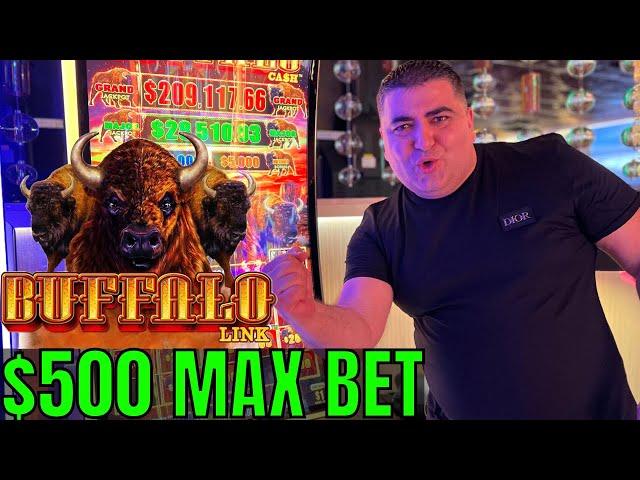 $300-$500 Max Bet Bonus On BUFFALO LINK Slot