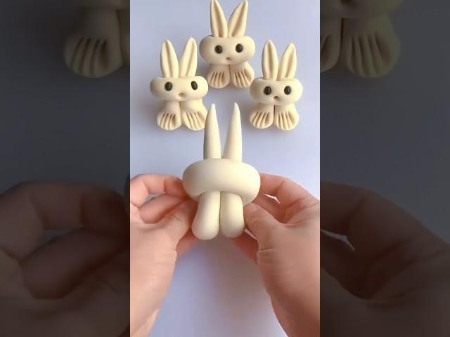 Three little rabbits#diy #chineseskills #chinesefood #food #art #funny #handmade  #art