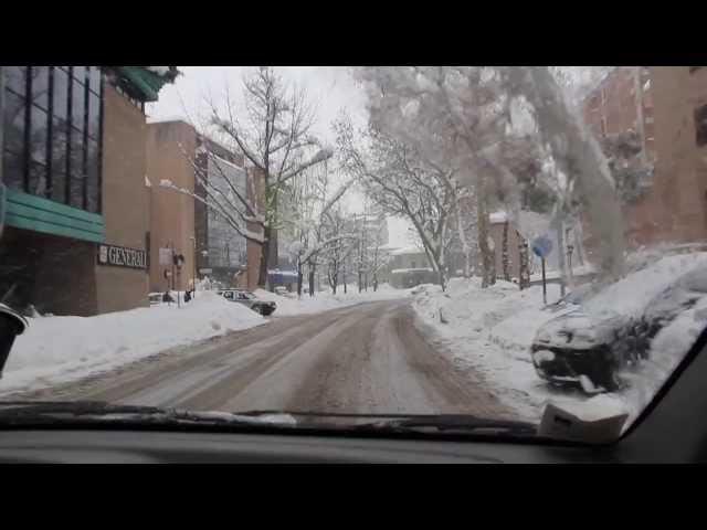 Un metro di neve a Cesena