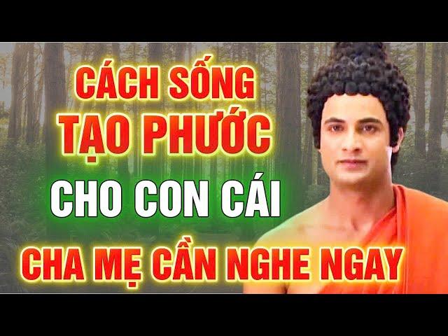 Cách Sống Tạo Phước Đức Cho Con Cái -  Diệu Tâm Pháp