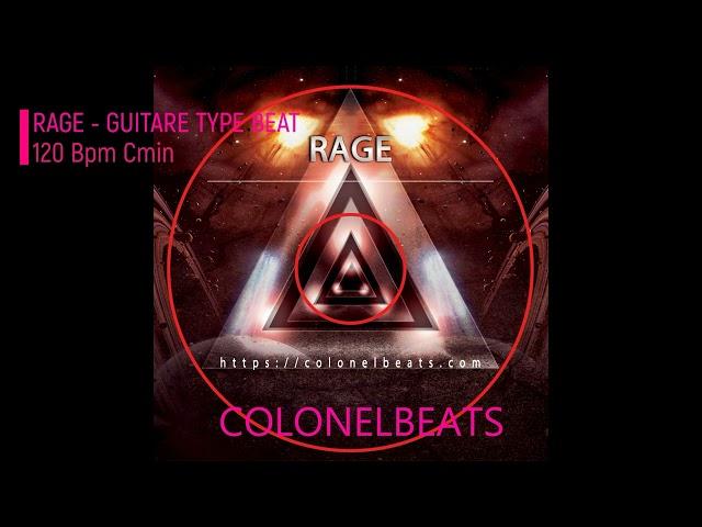 [FREE] Guitar Type Beat - "Rage" | Instru Rap 2022 By ColonelBeats