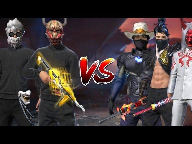 GORR  VIKRAM AND GAME OVER VS DAK SHADOW AND MR MEHRA FF BEST CUSTOM GAMEPLAY .