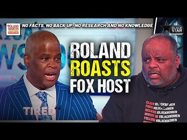 Roland ROASTS Fox News host for ripping VP Harris' Black male plan