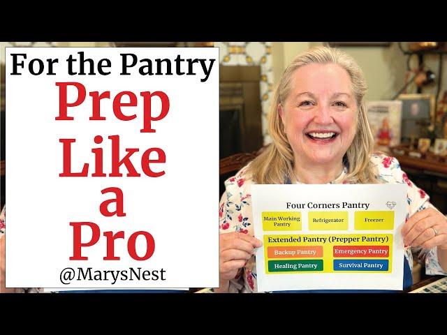 The Ultimate Four Corners Pantry System: PREP LIKE A PRO!