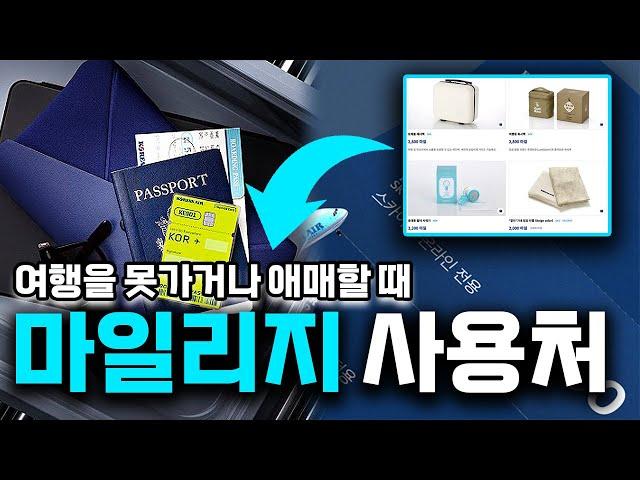 소멸되는 대한항공 마일리지, 어떻게 사용해야 하는 걸까? I 여행 정보