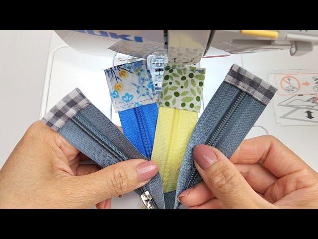 3 Basic Tips to sew zipper tabs perfectly | Sewing Tips and Tricks