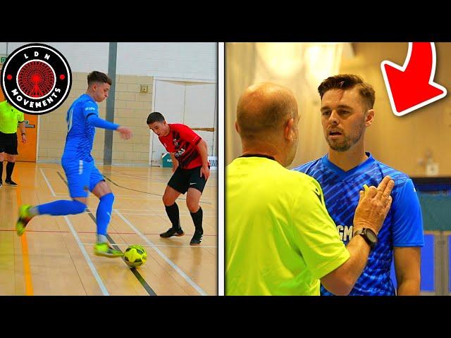 I Played in a PRO FUTSAL MATCH & It Was AGGRESSIVE! (Football Skills & Goals)