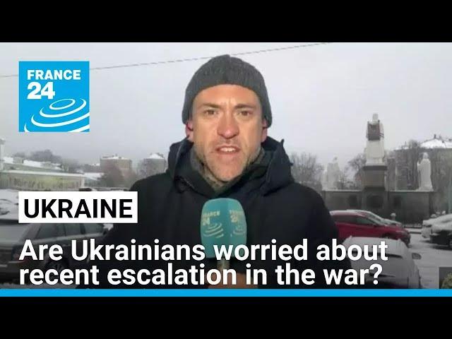 Are Ukrainians worried about the escalation in the war against Russia? • FRANCE 24 English