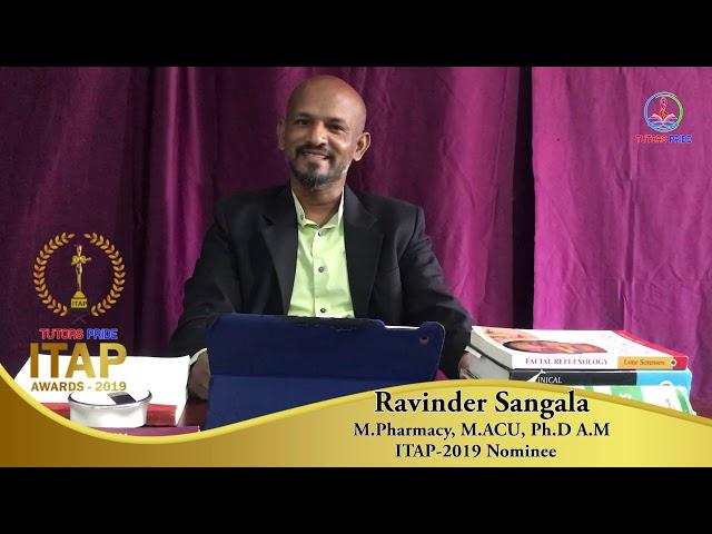 Ideal Teaching Awards Programme -ITAP-2019 Nominee-Ravinder Sangala-Acupuncture