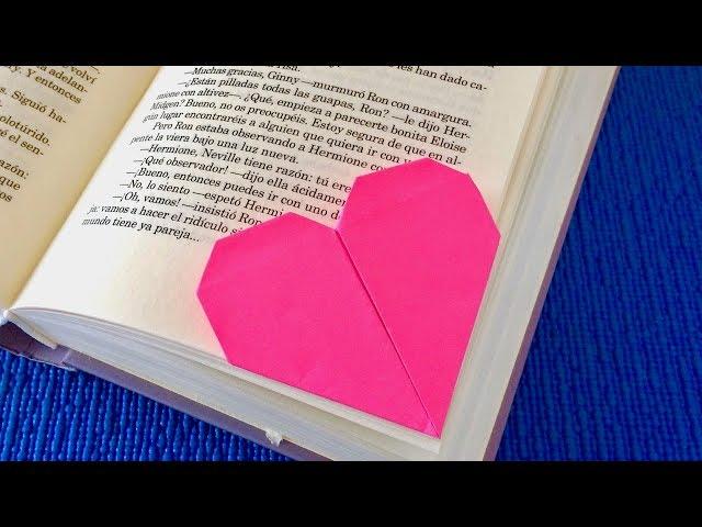 Origami heart. Gift for Valentine's Day