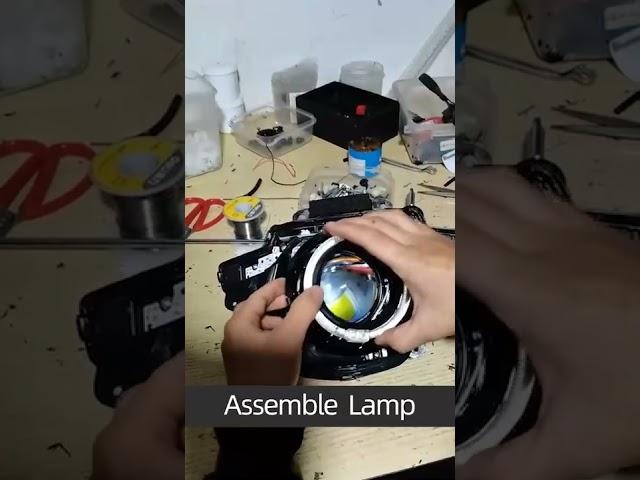 How To Install 2.5" RX9 3inch P40 P40L Laser Bi LED Projector Lens Headlights on Motorcycle/Bikes?