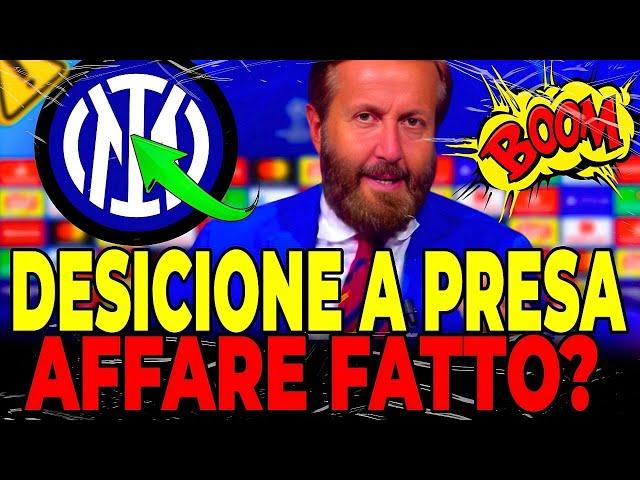 È ESPLOSO STASERA! ACCORDO CHIUSO! HA COLPITO TUTTI DI SORPRESA!NOTIZIE DALL" INTER MILAO