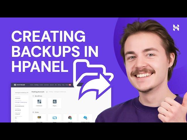 Downloading and Restoring Backups Using Hostinger hPanel