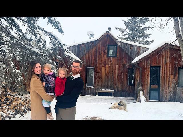 Family Living Off Grid in Canada | Christmas Tree Hunt and Decorating