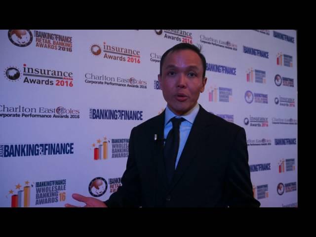 Eric Ong, Head of Emerging Business, OCBC, at the ABF Awards 2016