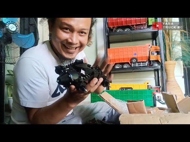 Unboxing Gardan diffrensial, gear gerinda full metal, Truck rc skala 1/14