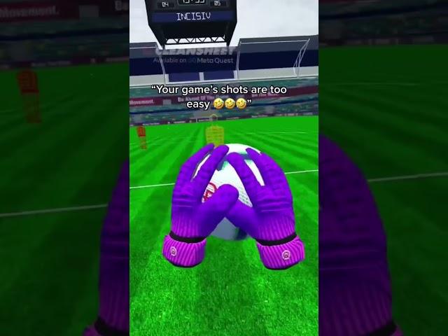 Watch out for headers  #vr #soccer #cleansheetvr #goalkeeper