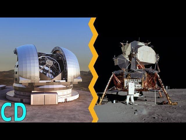 Why can't we see the Apollo lunar landers on the Moon from Earth ?