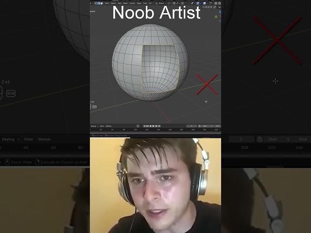Blender tips for beginners number 7 - How to fill hole with quad topology in blender