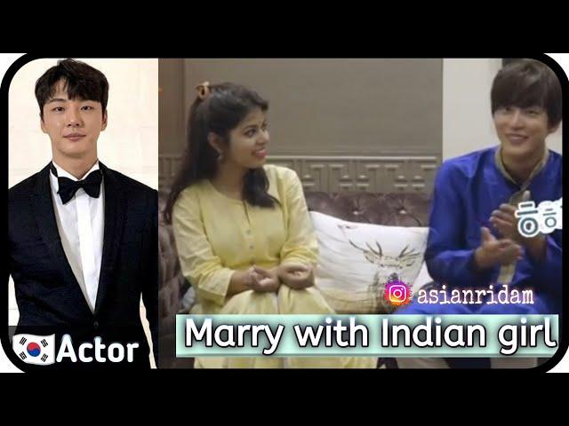 Exciting India/두근두근 인도/Indian wedding experience with Korean actor Yoon/Korean actor marry Ind girl