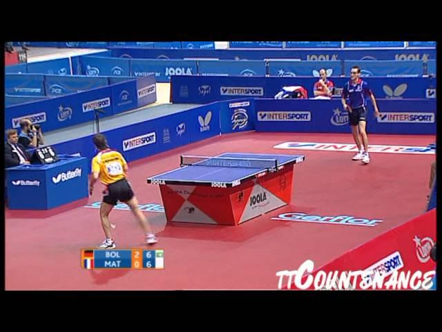 European Championships: Timo Boll-Adrien Mattenet