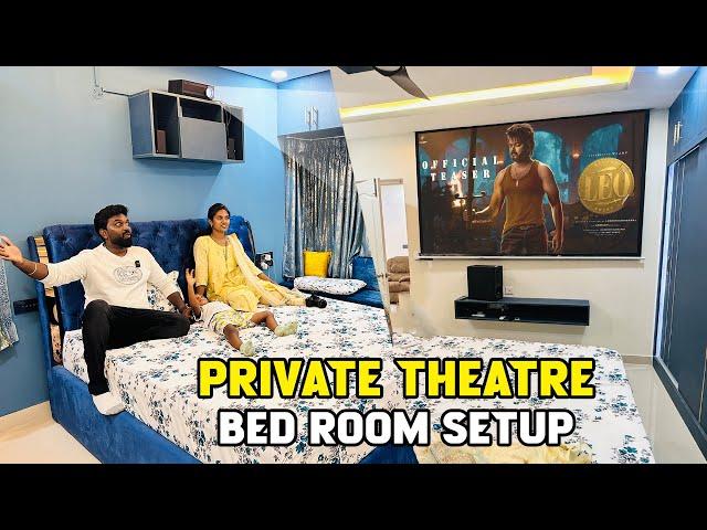 Home Tour  Private Theatre Inside Bed Room ️ Leo Wow Zone Interiors