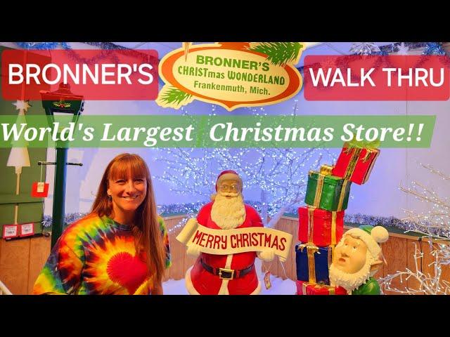 WORLD'S LARGEST CHRISTMAS STORE: BRONNER'S CHRISTMAS WONDERLAND!!