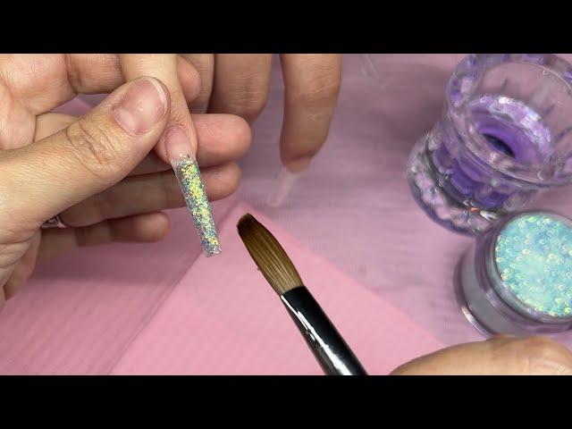 How to do acrylic nails for beginners | Step by Step Wedding Nails