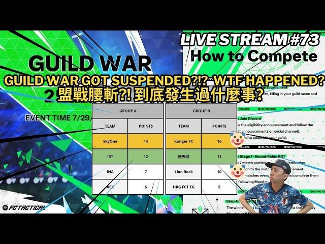  EA SPORTS FC Tactical GAMEPLAY GUILD WAR GOT SUSPENDED KONGER VS LION ROCK MATCH FIXING INCIDENT!