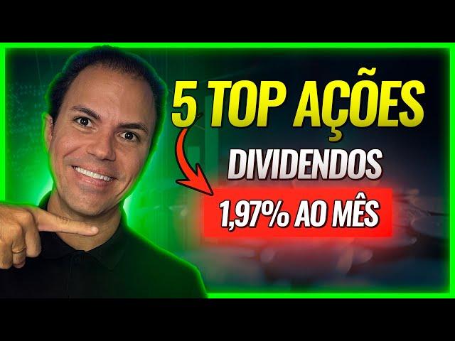 5 TOP AÇÕES DE DIVIDENDOS PARA 2024 E 2025