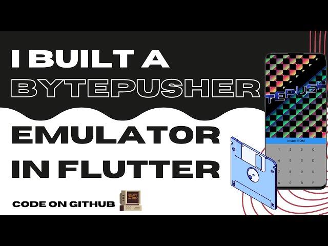 I built a Bytepusher Emulator in Flutter! Code available on Github!