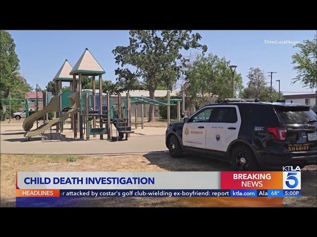 Toddler dies after being found unresponsive at park in Palmdale