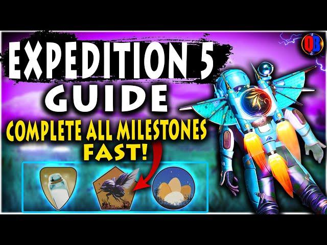 No Man's Sky Exobiology Expedition 5 Guide Complete All Milestone FAST With Tips & Tricks
