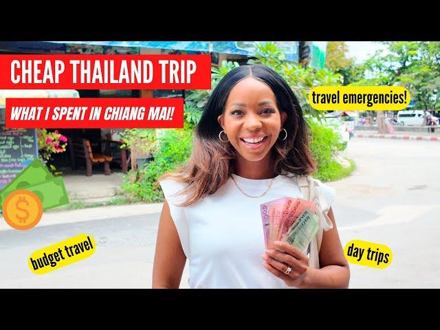 CHEAP Thailand Travel Vlog! What I Spent in Chiang Mai, Thailand!