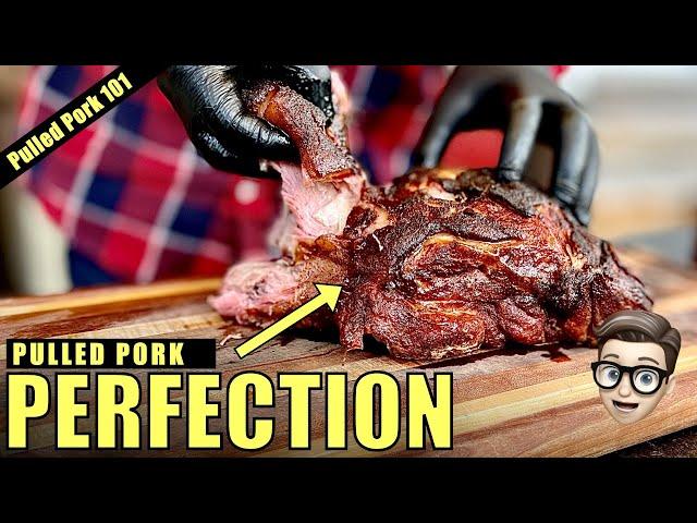 How to smoke perfect PULLED PORK every time!  Kamado Joe 101