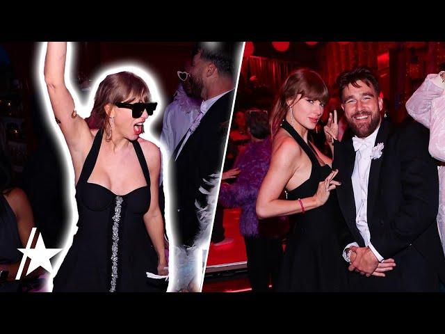 See Taylor Swift ROCK OUT w/ Travis Kelce At Eras Tour-Themed Surprise Party