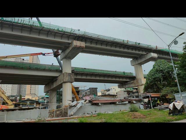 GIBA MGA BAHAY!EXPRESSWAY MALAPIT NG MABUO!DANGLING WIRES!NLEX-SLEX CONNECTOR ROAD