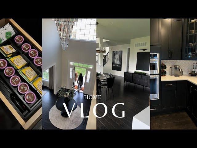 HOME VLOG : declutter and organize with me | getting my home together | modern kitchen