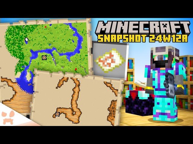 MACE MYSTERY, Trial Chamber Map, & Advancements! | Minecraft 1.21 Snapshot 24w12a