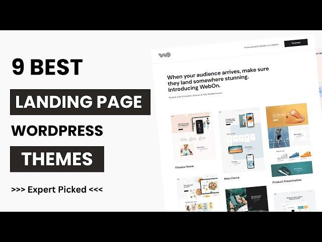 9 Best WordPress Themes for Landing Page 2024 | One Page WordPress Theme