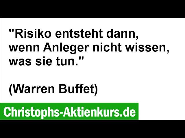 Aktien Risiko - Das größte Risiko sind wir selbst | Christophs Aktienkurs