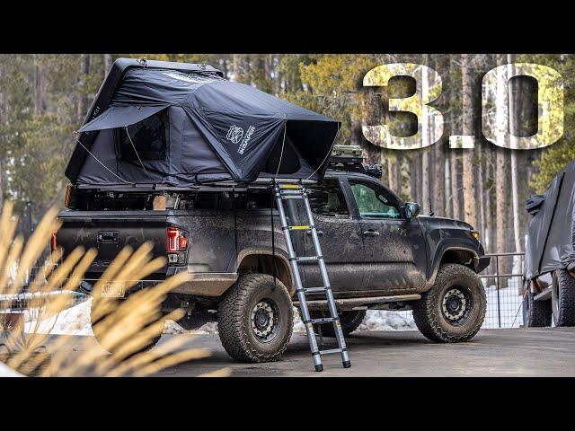 *UPGRADE* - NEW Rooftop Tent - iKamper Skycamp Mini 3.0 Overview / Review on a Tacoma