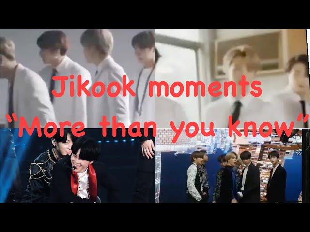 Jikook - “More than you know”Jikook moments you haven’t seen